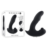 Gender X MAD TAPPER Double Tapping Vibrating Massager Black G-Spot Vibrators